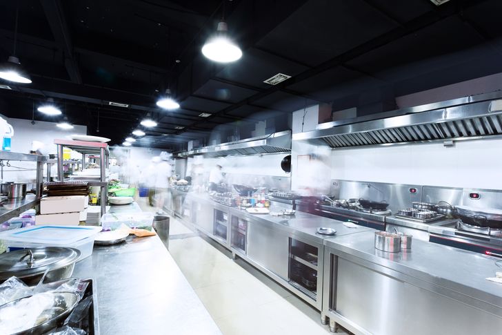Vielleicht ein Zukunftskonzept: Eine menschenleere Restaurant-Küche.